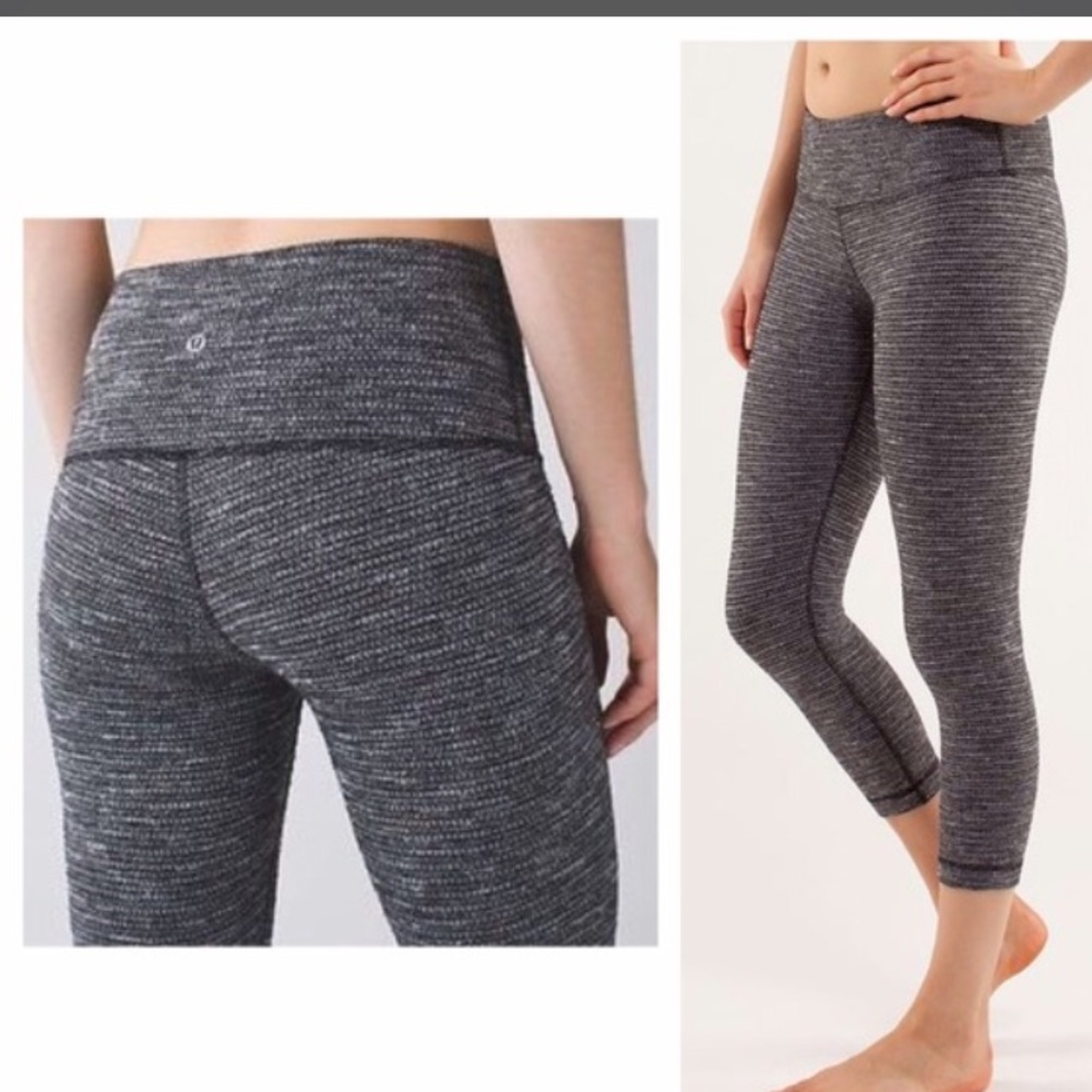 Lululemon knit wunder under crops